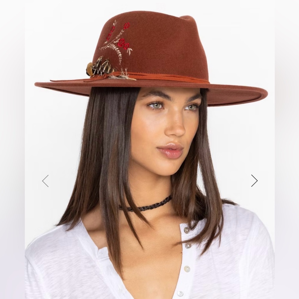 Johnny Was Hummingbird Feather Hat